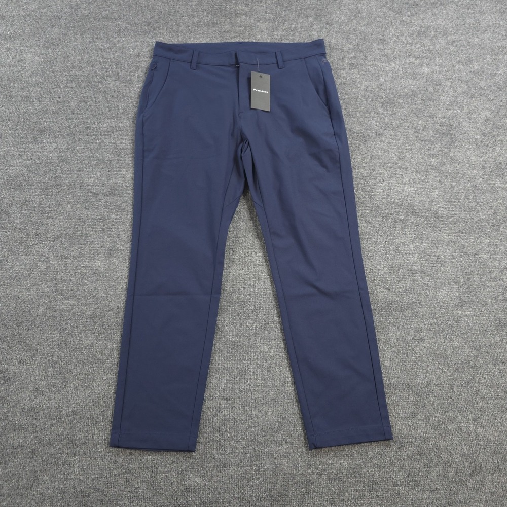 Fabletics Pants Mens 34x28 Blue The Don Trousers Performance Chino Travel Casual